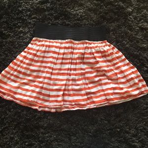 Cute Striped Mini Skirt